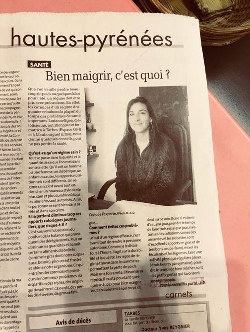 article de presse EGEA Lorianne