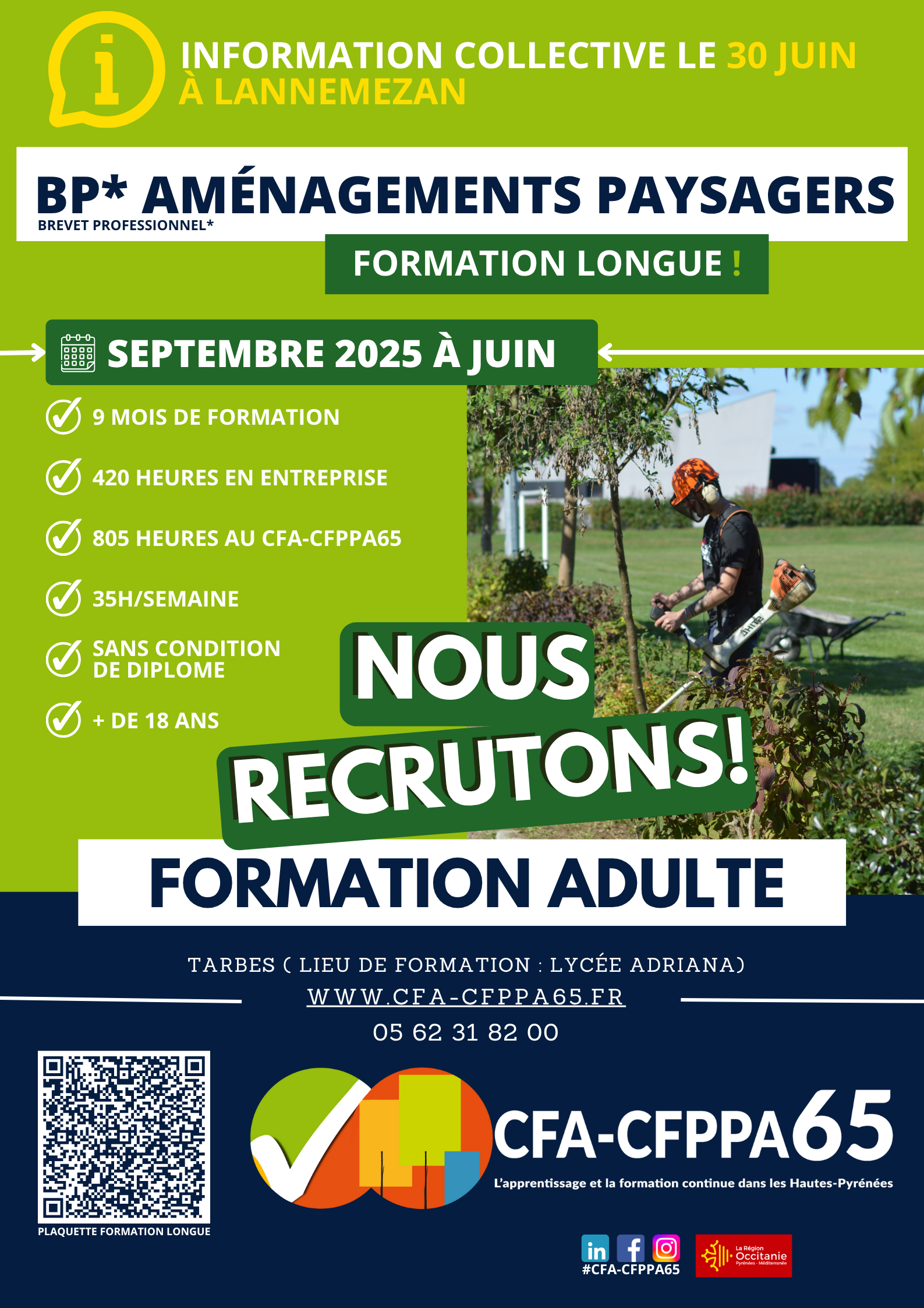 CFA-CFPPA65 INFORMATION COLLECTIVE BP AMENAGEMENTS PAYSAGERS